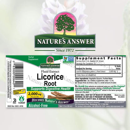 Natures Answer Licorice Root - 30ml