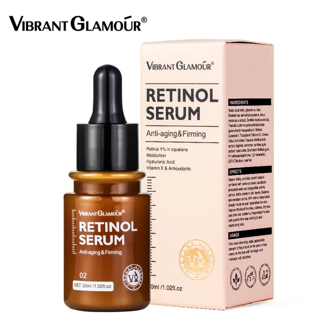 Vibrant Glamour Miracle Retinol Serum, Vibrant Glamour Retinol Serum, Anti-aging Firming Serum, Face Lifting, Anti-Aging Serum