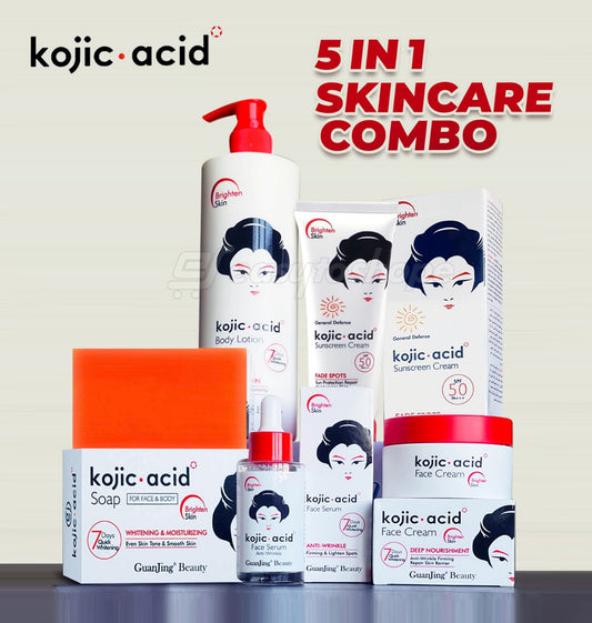 Kojic Acid 5 in 1 Skin Care Combo