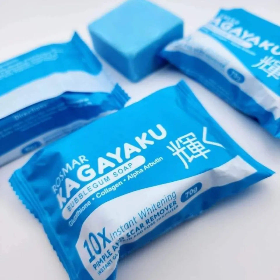 ROSMAR KAGAYAKU BUBBLEGUM SOAP 10X INSTANT WHITENING PIMPLE AND SCAR REMOVER