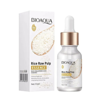 Bioaqua Rice Raw Pulp Essence (Hyaluronic Acid) - 15ml