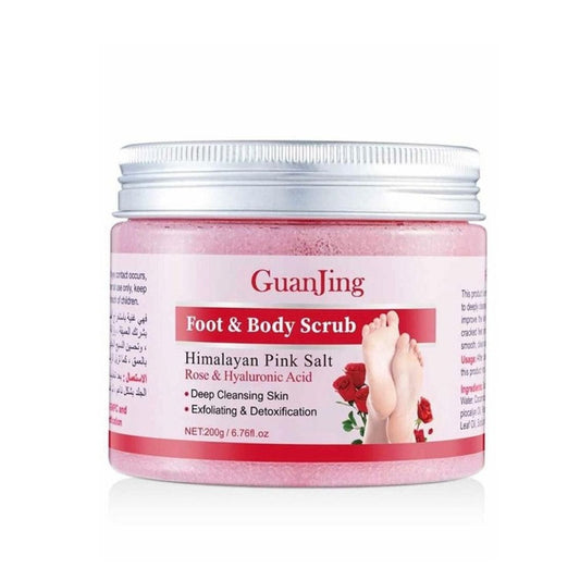 Guanjing Foot & Body Scrub Rose & Hyaluronic Acic - 200g