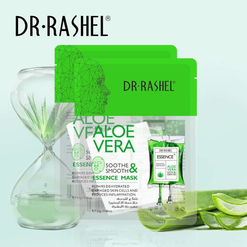 Dr.Rashel Aloe Vera Soothe & Smooth Essence Mask - 25g