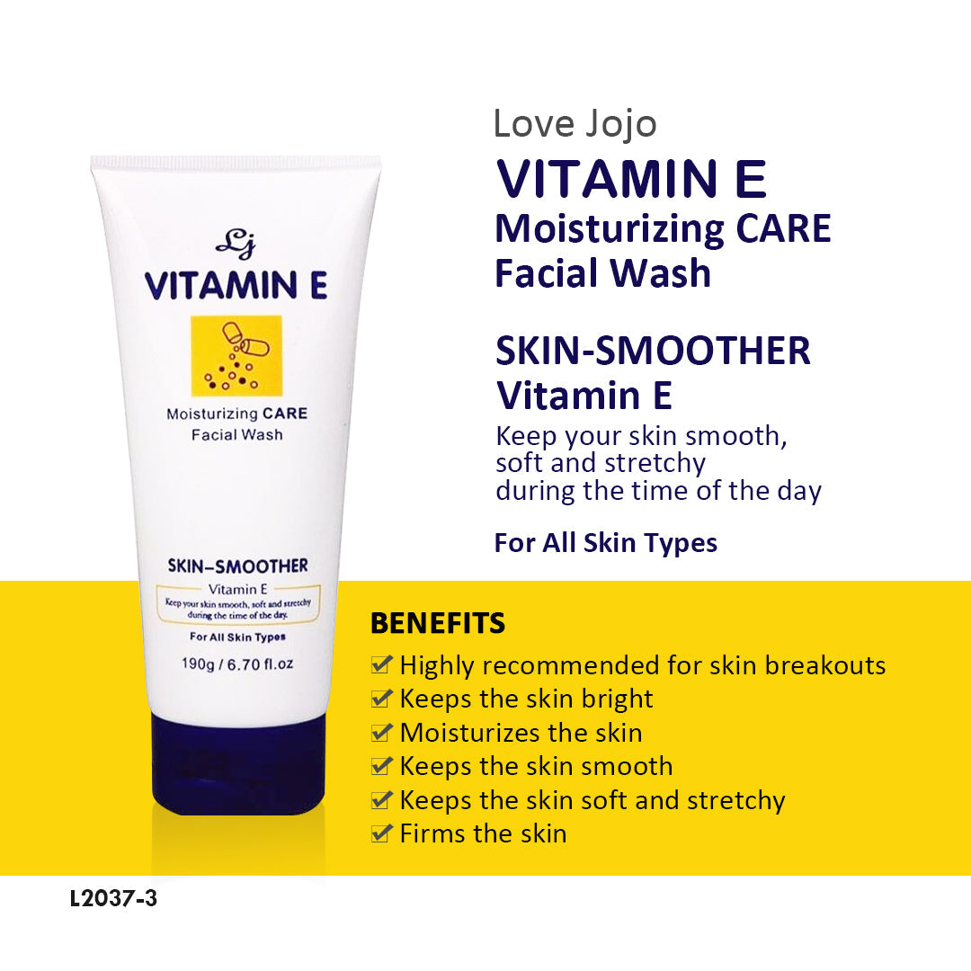 Love Jojo Vitamin E Moisturizing Care Facial Wash - 190g