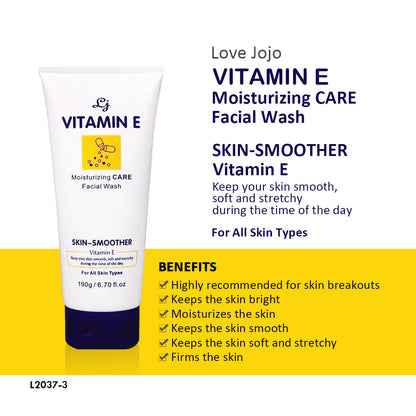 Love Jojo Vitamin E Moisturizing Care Facial Wash - 190g