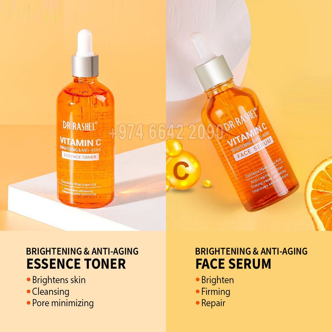 Dr.Rashel Vitamin C Brightening & Anti-aging Skin Care Series - 5pcs Set