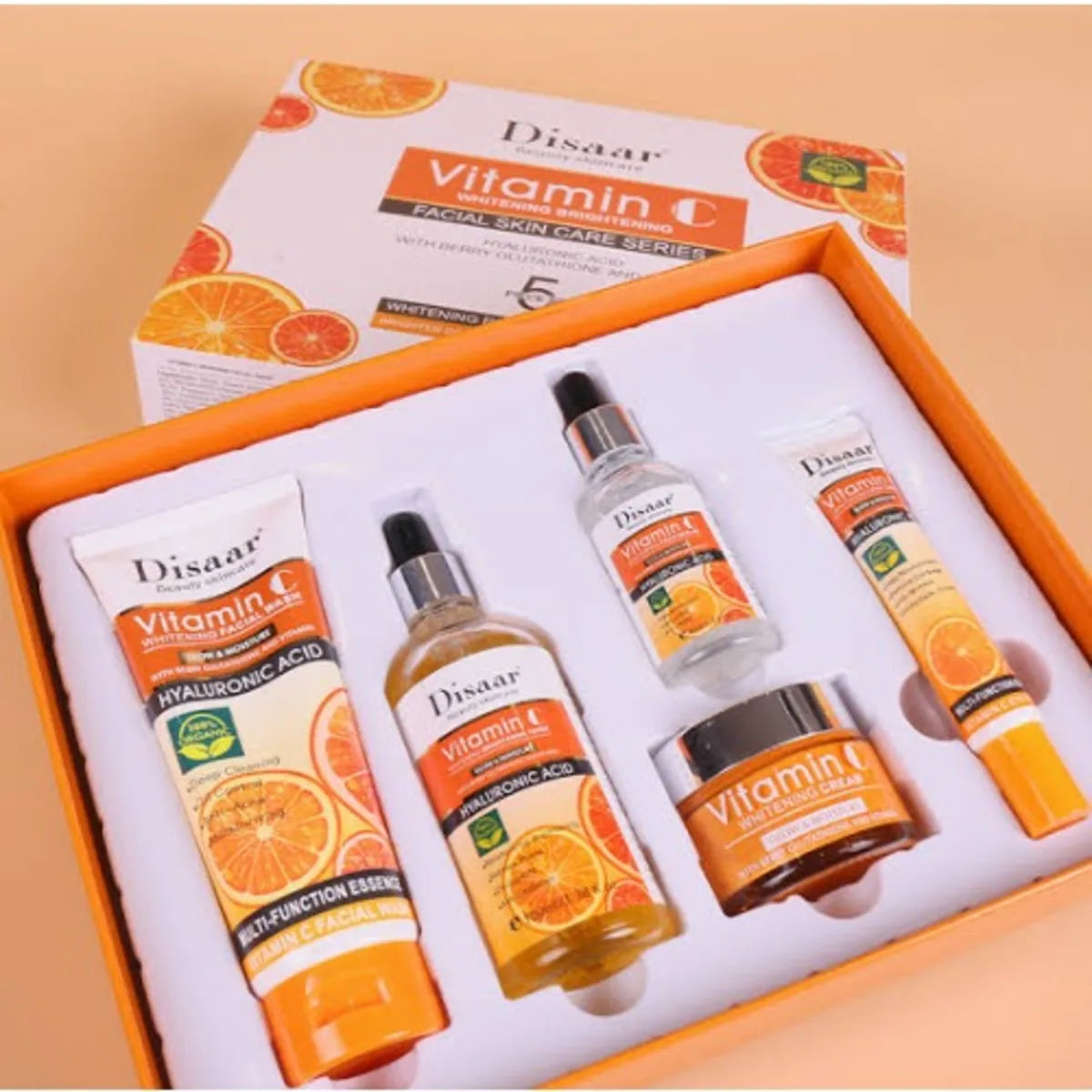 Disaar Vitamin C Facial Skin Care Series 5Pcs Set