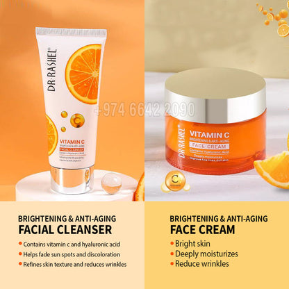 Dr.Rashel Vitamin C Brightening & Anti-aging Skin Care Series - 5pcs Set