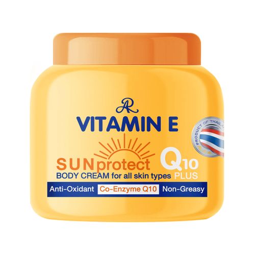 Aron Vitamin E Sun Protect Body Cream _ Q10 Plus - 200g