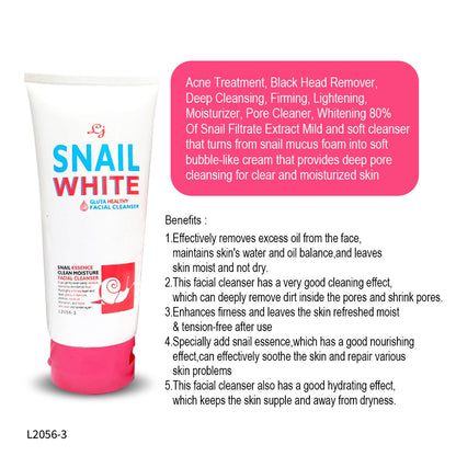 Love Jojo Snail White Gluta Healthy Facial Cleanser - 190g