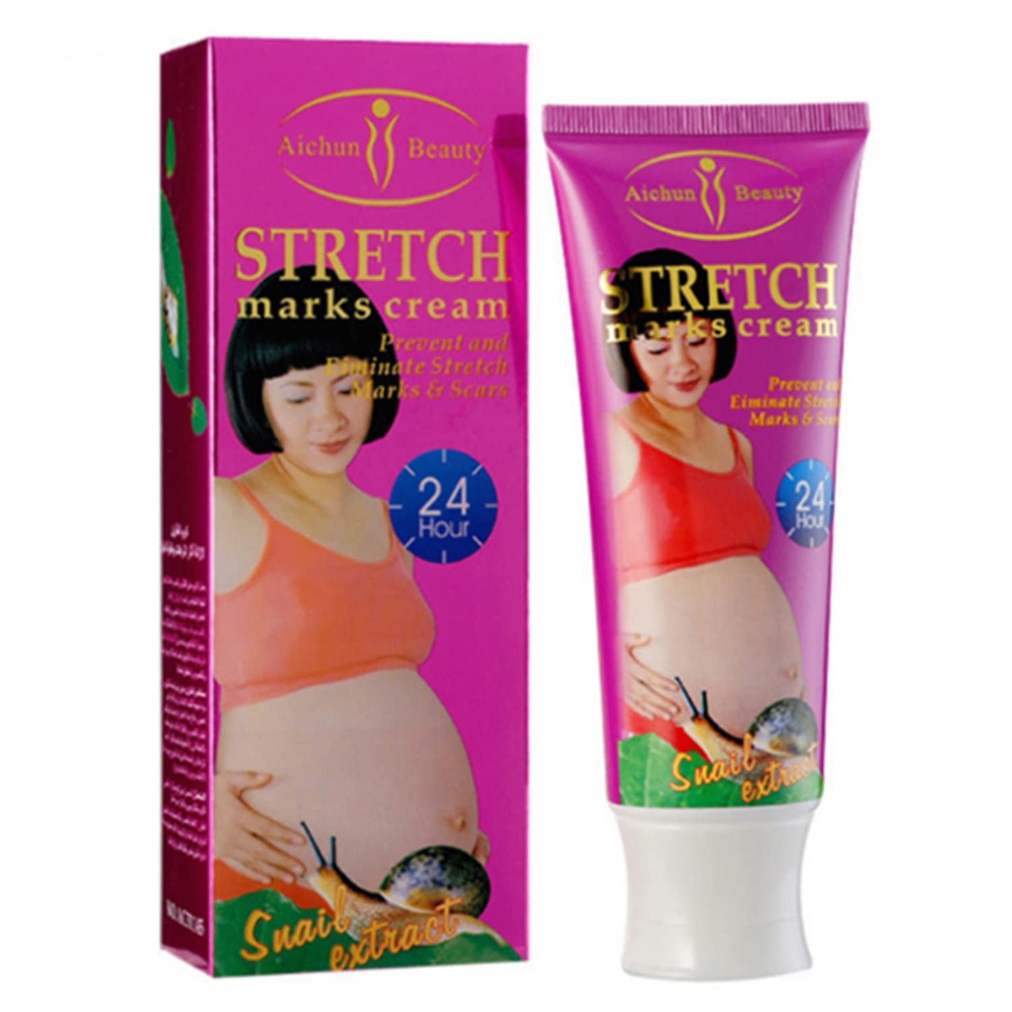 Aichun Beauty Stretch Marks Cream Snail Extract - 120g