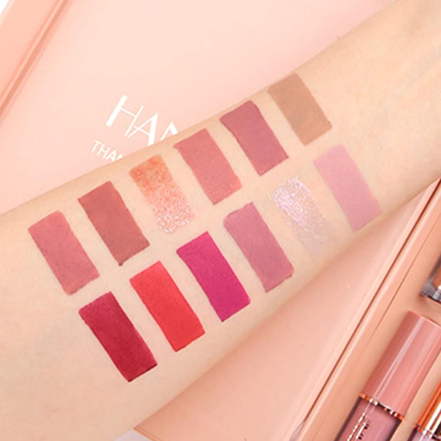 12pcs Handaiyan Matte Liquid Lipstick Set - 12Pcs x 2.5ml