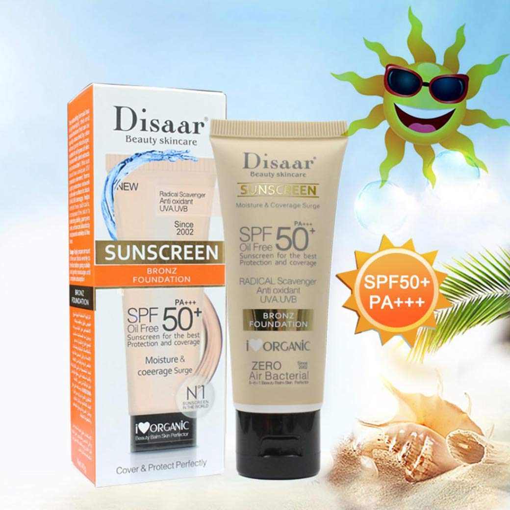 Disaar Sunscreen Bronzface Foundation Spf50+ - 40g