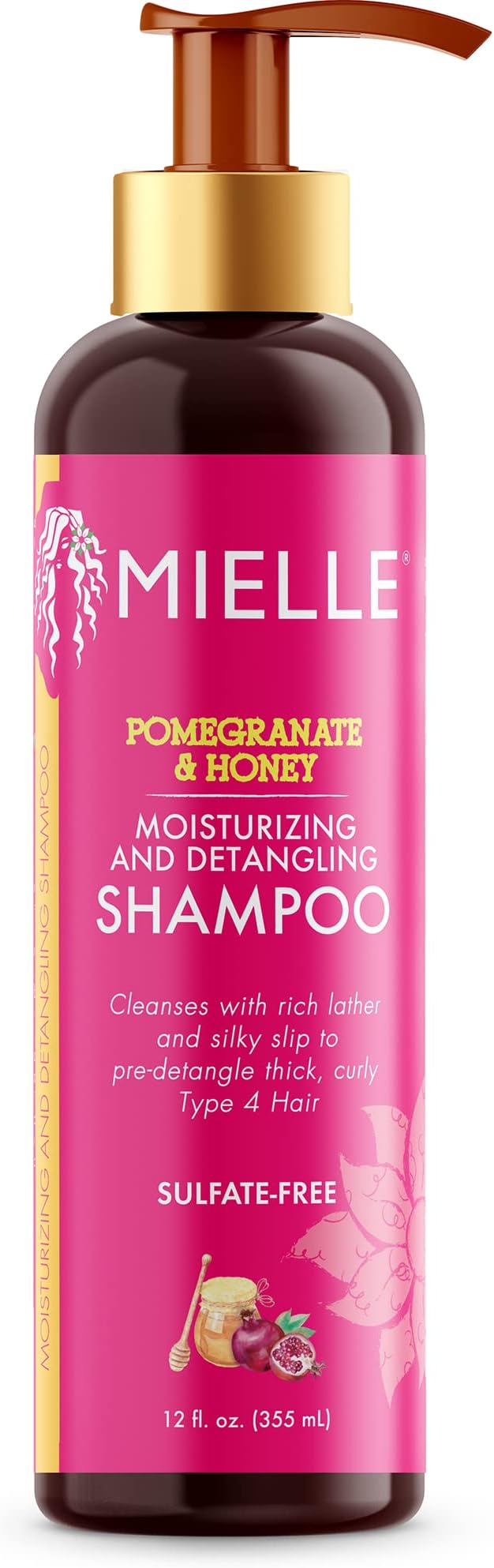 Mielle Pomegranate & Honey Moisturizing And Detangling Shampoo - 355ml