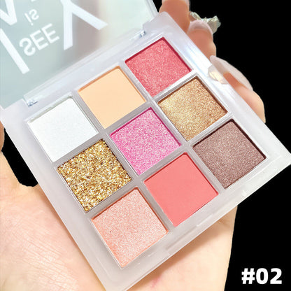 Lameila Eyeshadow Palette 9 Colors - 7.2g