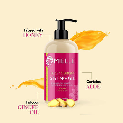 Mielle Honey & Ginger Styling Gel - 384ml