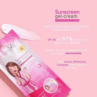 Brilliant Skin Sunscreen Gel Cream SPF30 -50g