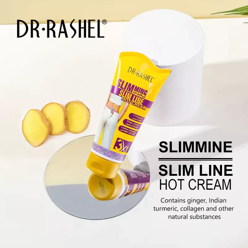 Dr.Rashel Slimming Slim Line Hot Cream _ Ginger Extract, Collagen & Indian Turmeric - 150g