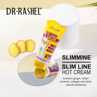 Dr.Rashel Slimming Slim Line Hot Cream _ Ginger Extract, Collagen & Indian Turmeric - 150g