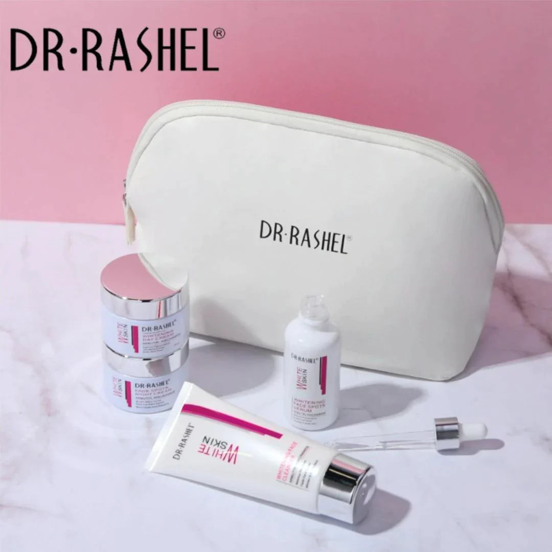 Dr.Rashel White Skin Whitening Fade Spots Skin Care Set - 4Pcs