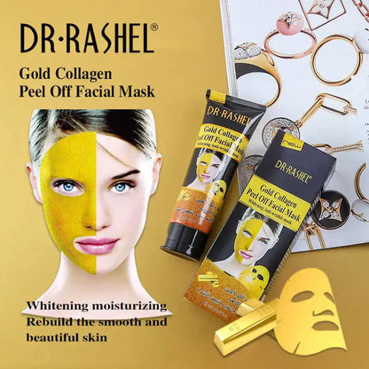 Dr.Rashel Gold Collagen Peel Off Facial Mask Whitening Anti Wrinkle Mask - 120ml