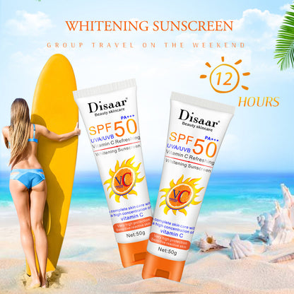 Disaar Spf50 Vitamin C Refreshing Whitening Sun Cream - 50g