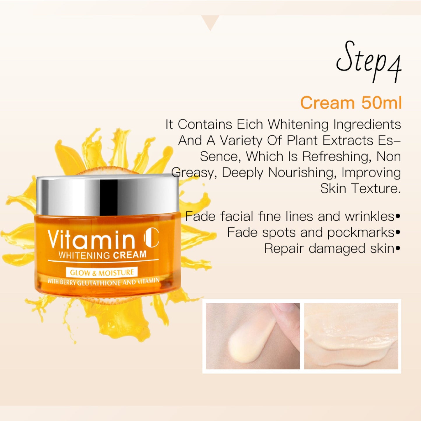 Disaar Vitamin C Facial Skin Care Series 5Pcs Set