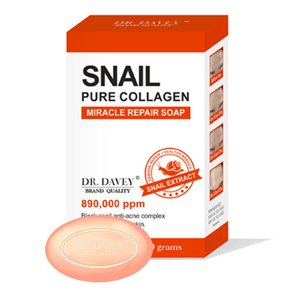 Dr.Davey Snail Pure Collagen Miracle Repair Soap - 100g