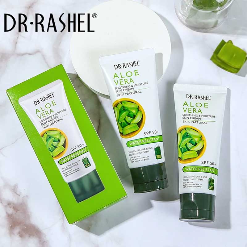 Dr.Rashel Aloe Vera Soothing & Moisture Sun Cream Spf50 - 60g