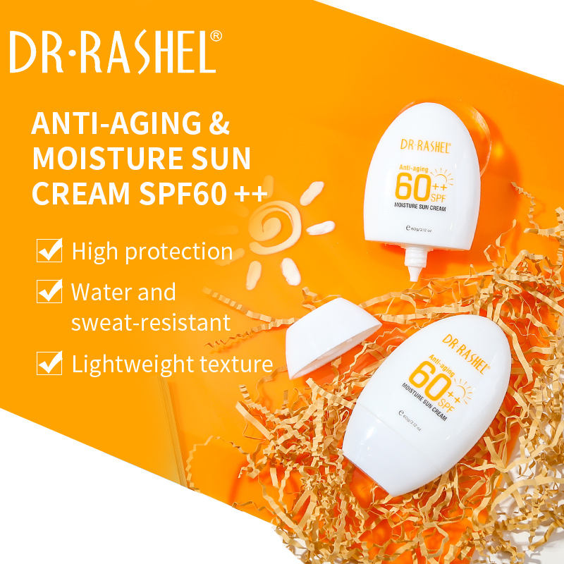 Dr.Rashel Anti Aging 60++spf Moisture Sun Cream - 60g