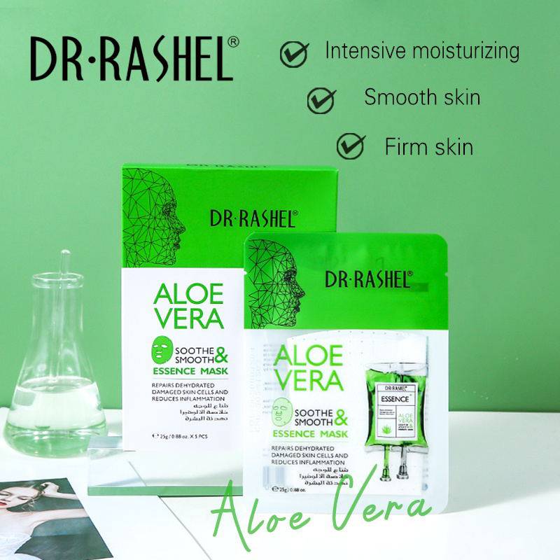 Dr.Rashel Aloe Vera Soothe & Smooth Essence Mask - 25g