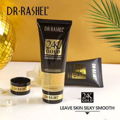 Dr.Rashel 24k Gold Radiance & Anti-aging Cleansing Gel - 100g