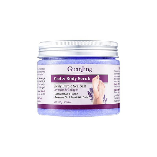 Guanjing Foot & Body Scrub Lavender & Collagen - 200g