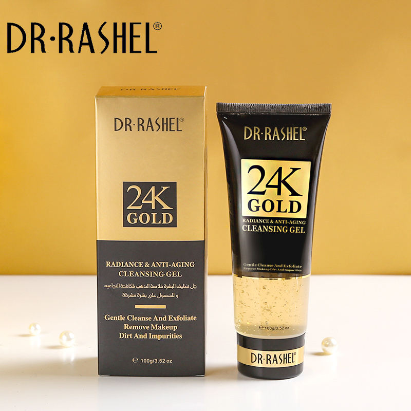 Dr.Rashel 24k Gold Radiance & Anti-aging Cleansing Gel - 100g