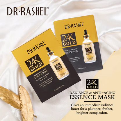 Dr.Rashel 24k Gold Radiance & Anti Aging Essence Mask - 25g