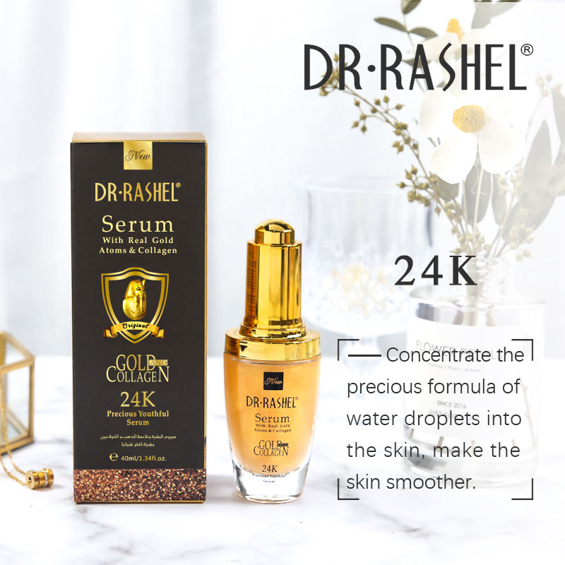 Dr.Rashel Serum With Real Gold Atoms & Collagen Gold And Collagen - 40ml