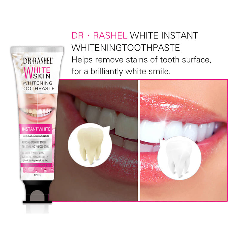 Dr.Rashel White Skin Whitening Tooth Paste - 120g