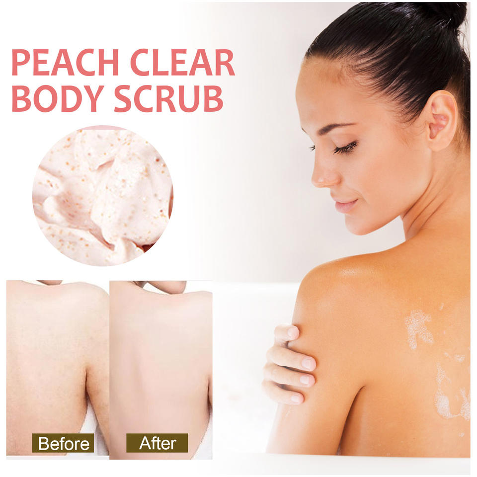 Love Jojo Peach Clear Body Scrub Moisturizing Nourishing - 200g