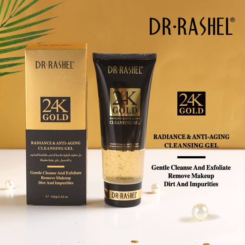 Dr.Rashel 24k Gold Radiance & Anti-aging Cleansing Gel - 100g