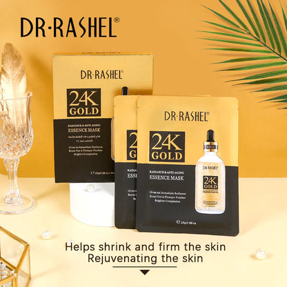 Dr.Rashel 24k Gold Radiance & Anti Aging Essence Mask - 25g