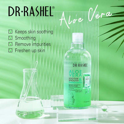 Dr.Rashel Aloe Vera Soothe & Smooth Essence Toner - 500ml