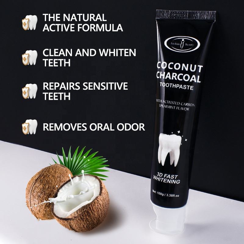 Aichun Beauty Coconut Charcoal Toothpaste - 100g