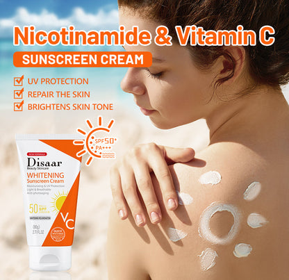 Disaar Vitamin C Whitening Whitening Sunscreen Cream - 80g