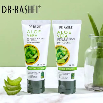 Dr.Rashel Aloe Vera Soothing & Moisture Sun Cream Spf50 - 60g