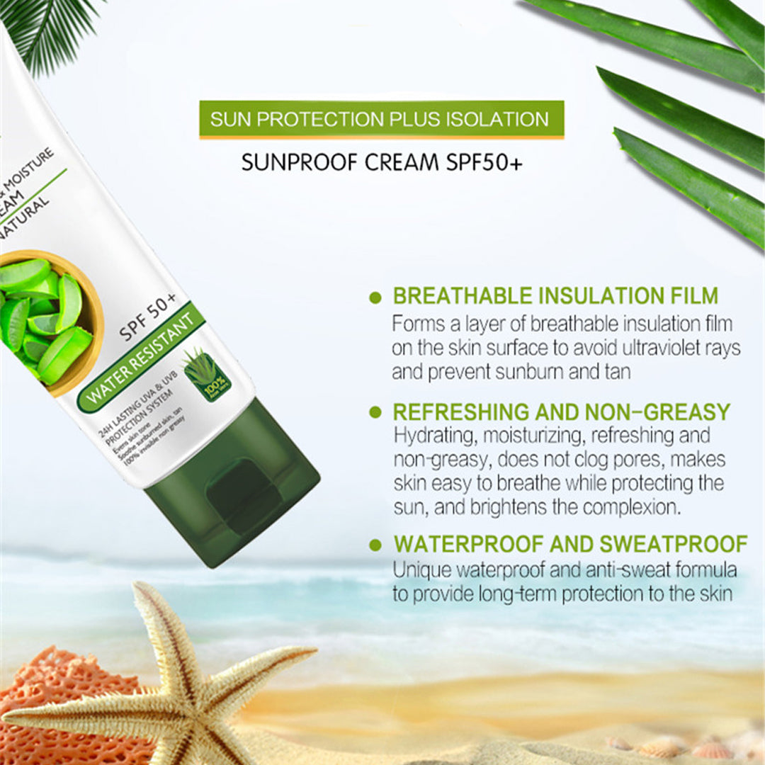 Dr.Rashel Aloe Vera Soothing & Moisture Sun Cream Spf50 - 60g