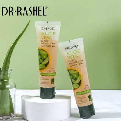 Dr.Rashel Aloe Vera Facial Peeling & Scrub 2 In 1 - 100g