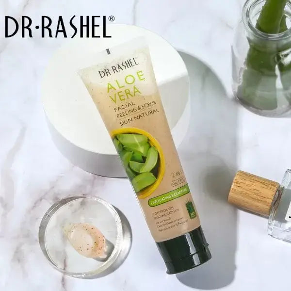 Dr.Rashel Aloe Vera Facial Peeling & Scrub 2 In 1 - 100g