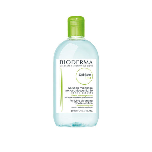 Bioderma Sebium H2O Purifying Cleansing Micellar Water - 500ml