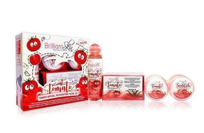 Brilliant Skin Tomato Micro Exfoliating Facial Set - 4 in 1