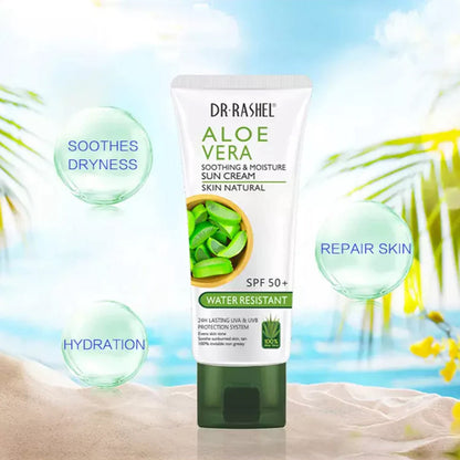 Dr.Rashel Aloe Vera Soothing & Moisture Sun Cream Spf50 - 60g